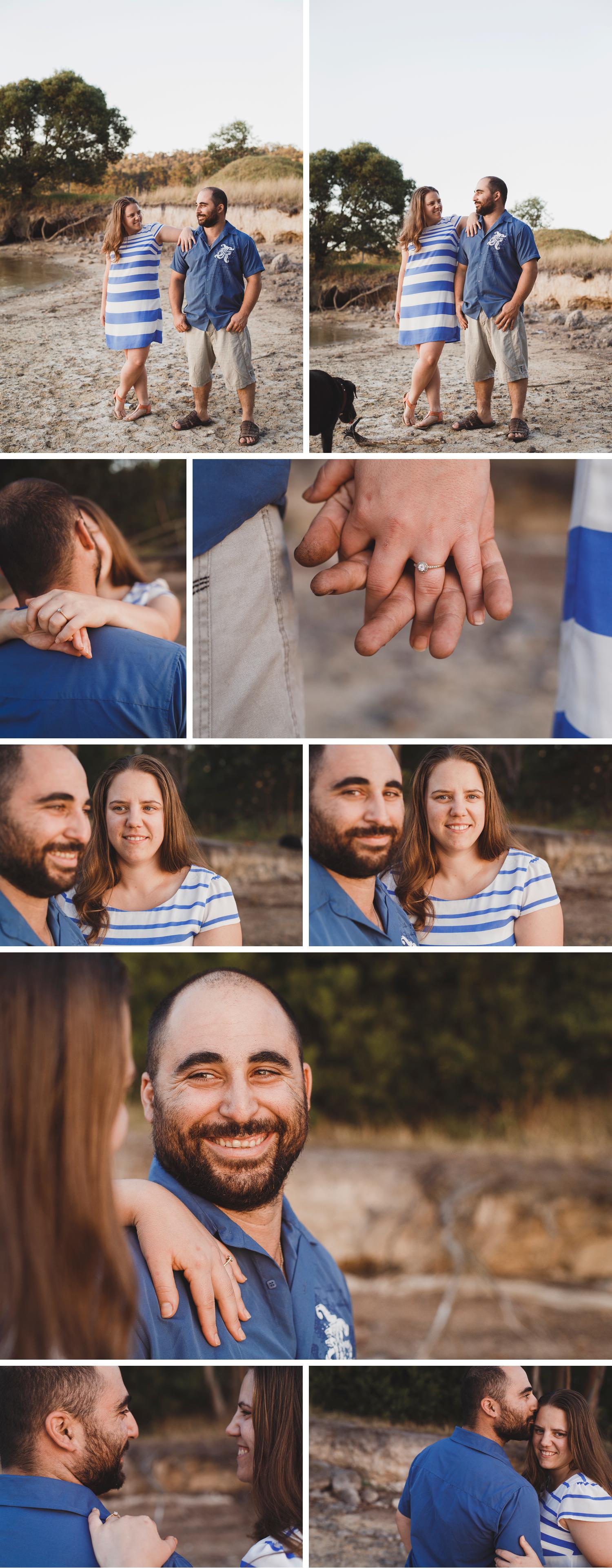 Lake Narracan Gippsland Engagement Shoot, Couple Embracing Engagement Photo by Danae Studios