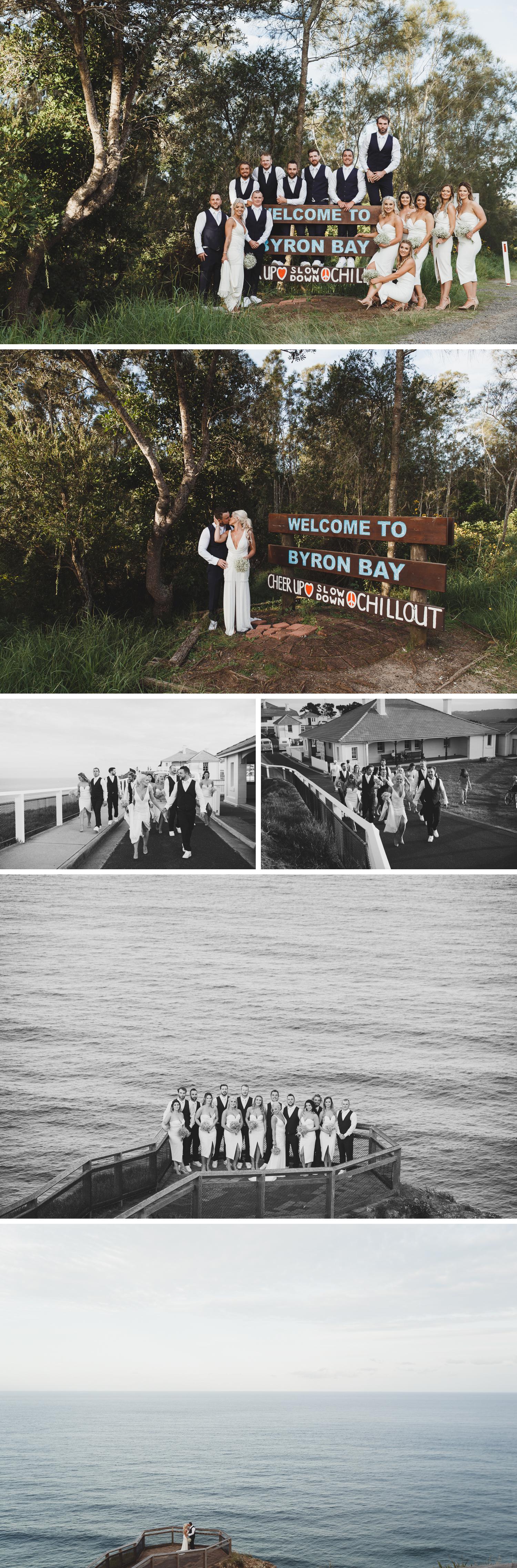 Byron Bay Victoria Wedding Photos, Byron Bay Surf Club Wedding, Big Bridal Party Wedding Photos by Danae Studios