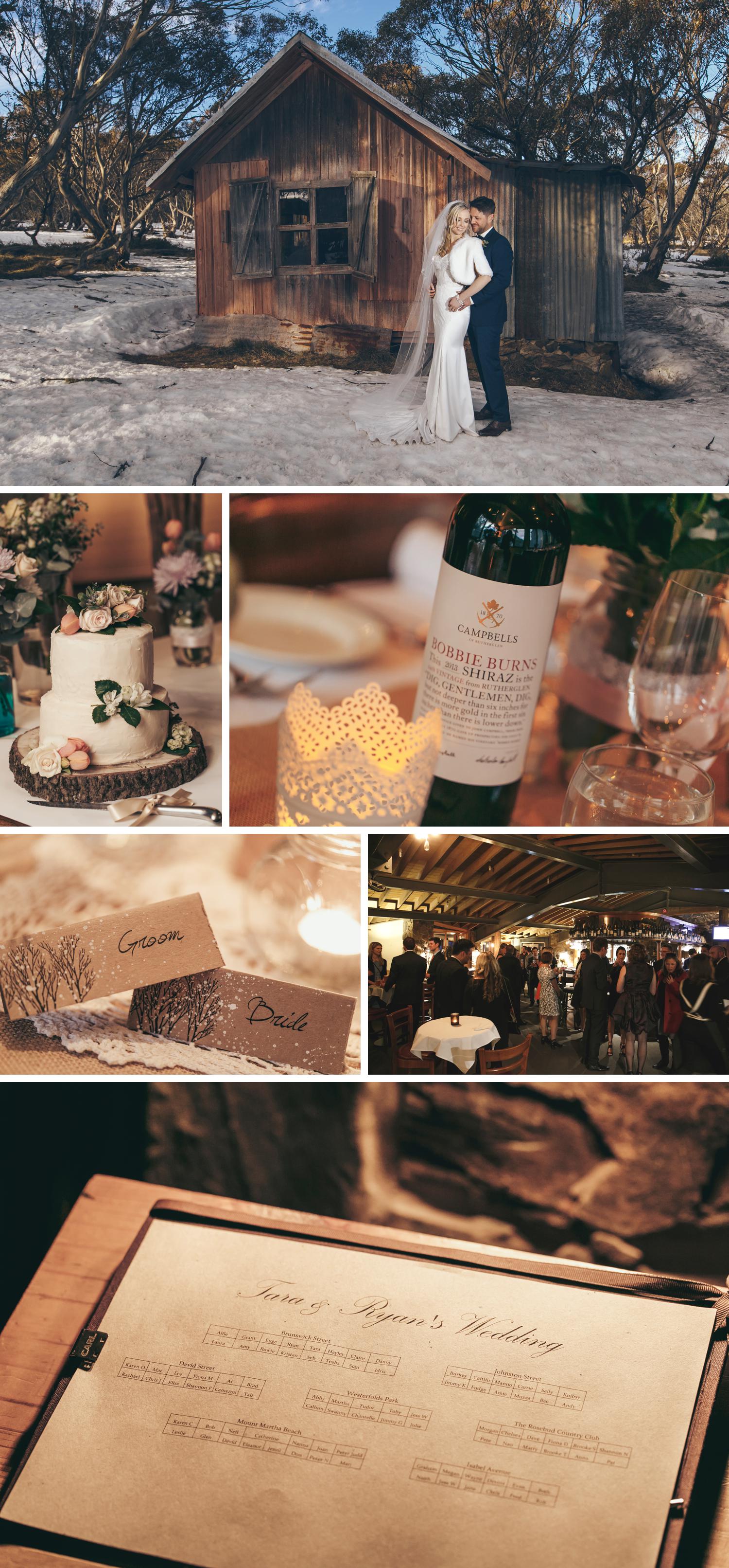 Rundells Alpine Lodge Wedding, Snow Wedding Photos, Beautiful Wedding Photos by Danae Studios