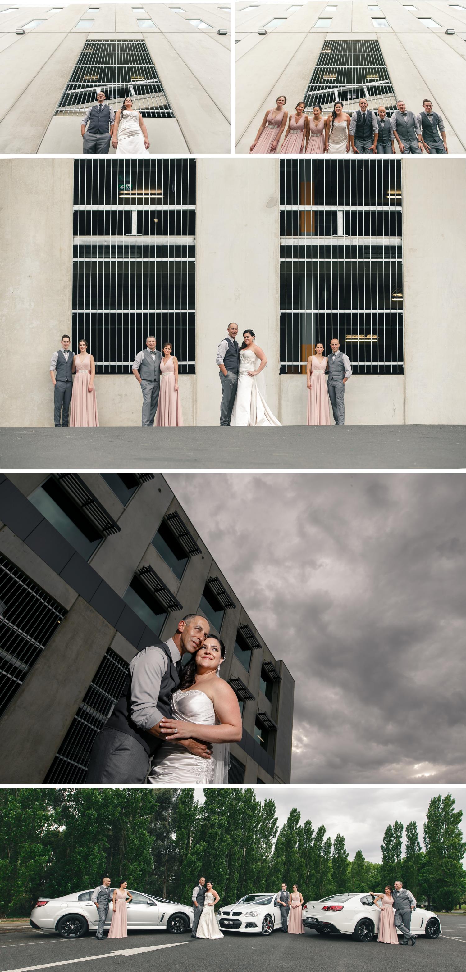 Traralgon Gippsland Wedding, Bride and Groom Embracing, Beautiful Wedding Dress Photo by Danae Studios