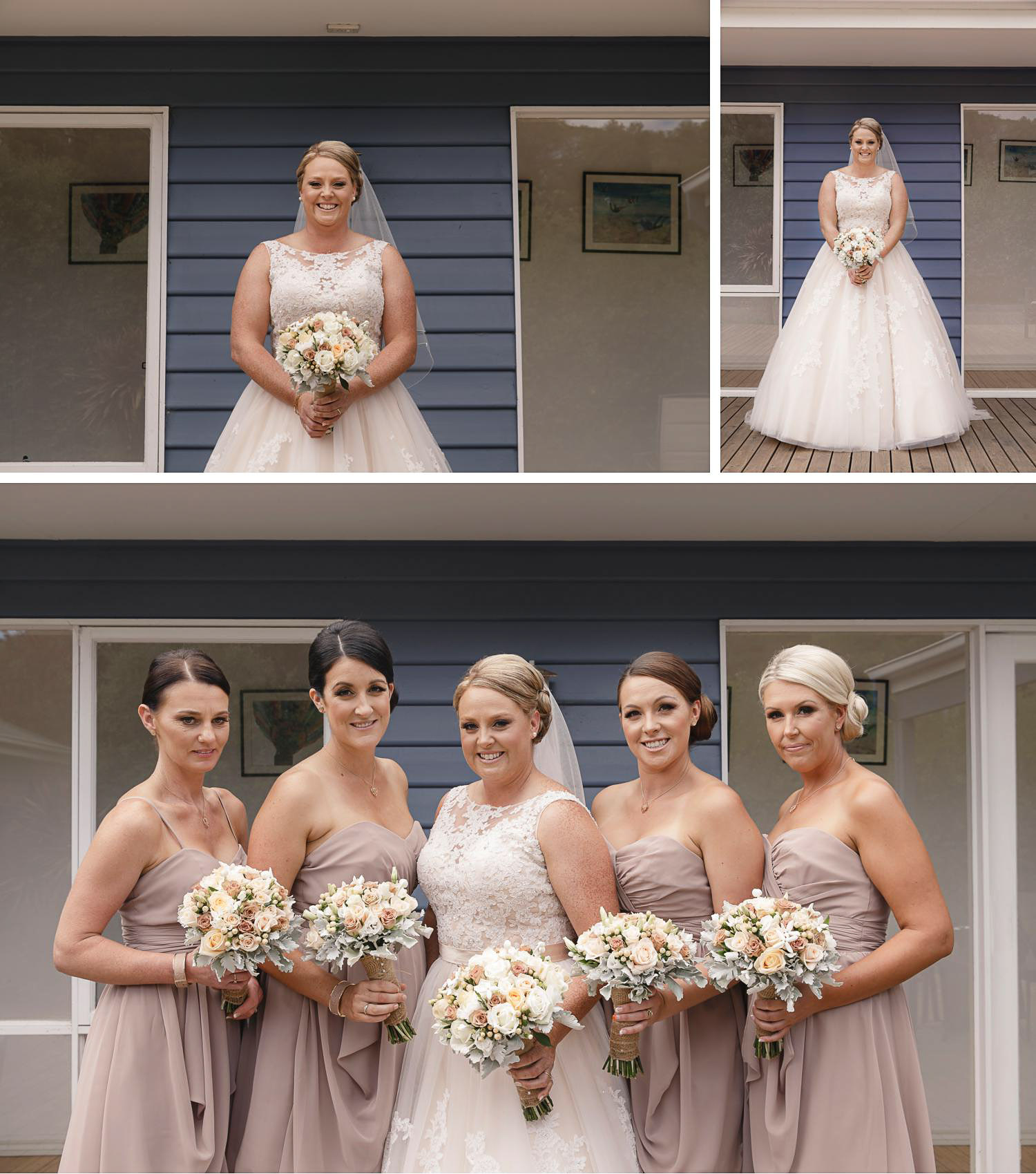 Pig and Whistle, Dromana, Mornington Peninsula Wedding Photos, Beautiful Wedding Dress Blue Grooms Suits Photos by Danae Studios