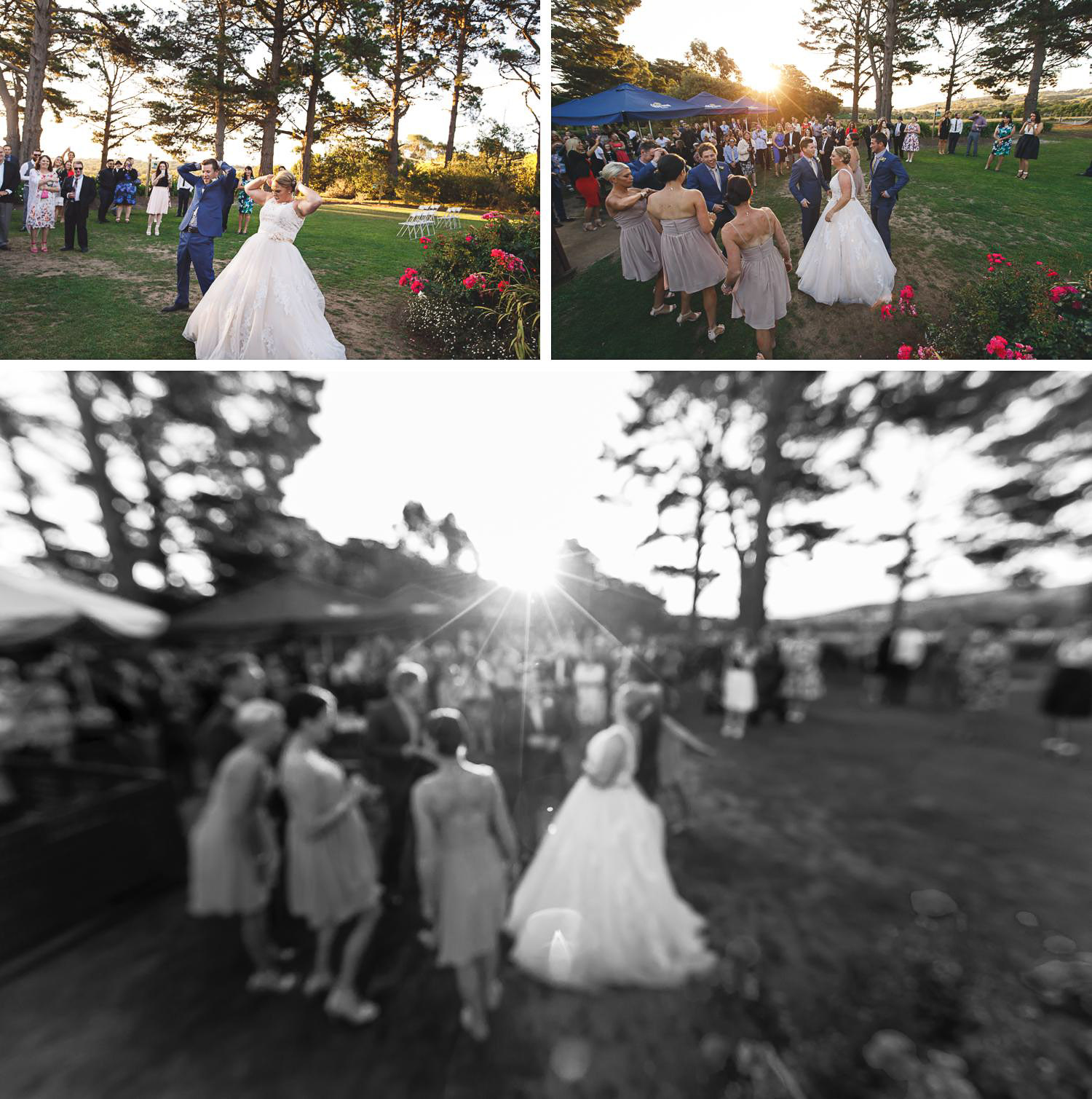 Pig and Whistle, Dromana, Mornington Peninsula Wedding Photos, Beautiful Wedding Dress Blue Grooms Suits Photos by Danae Studios