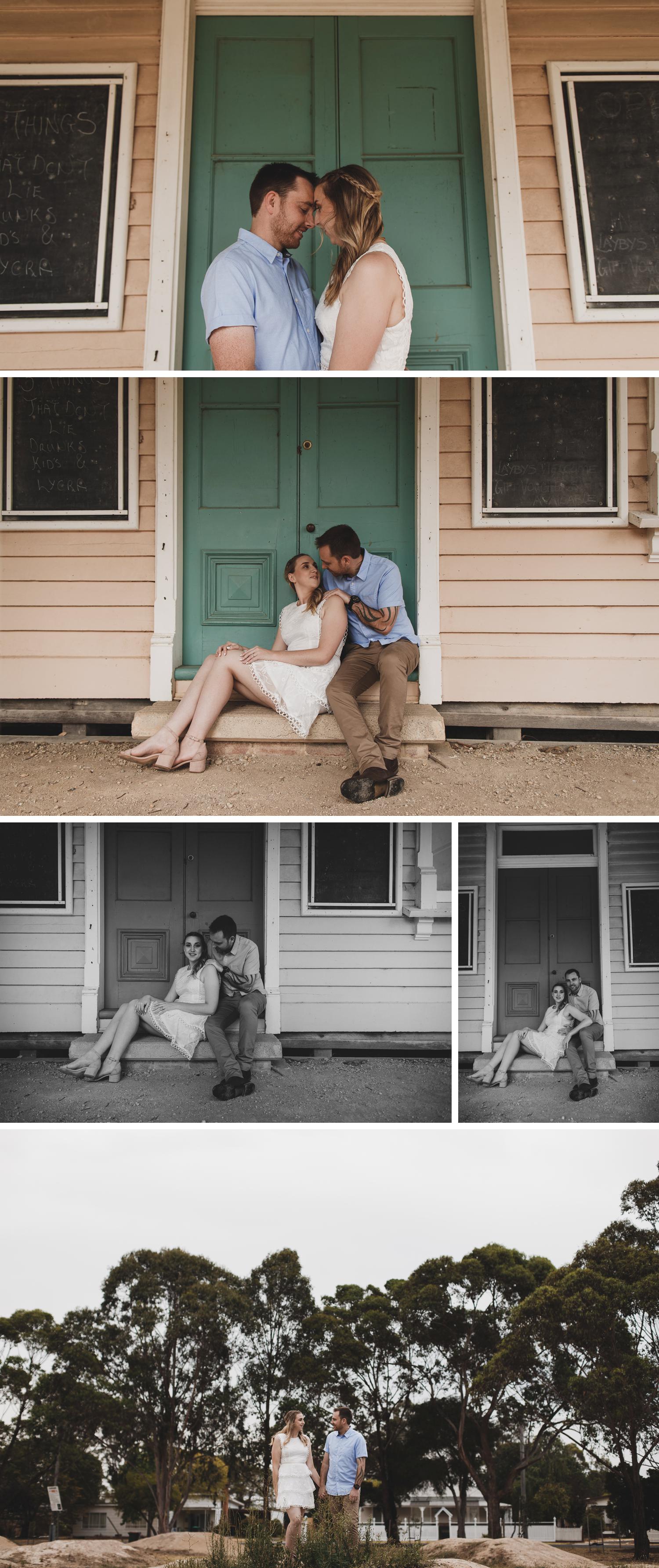 Bush, Rural Engagement Shoot by Wedding Photographer in Gippsland
